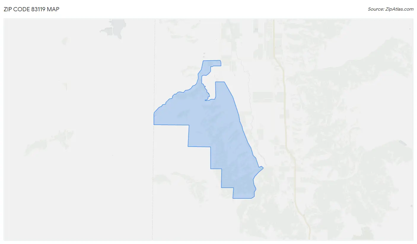 Zip Code 83119 Map