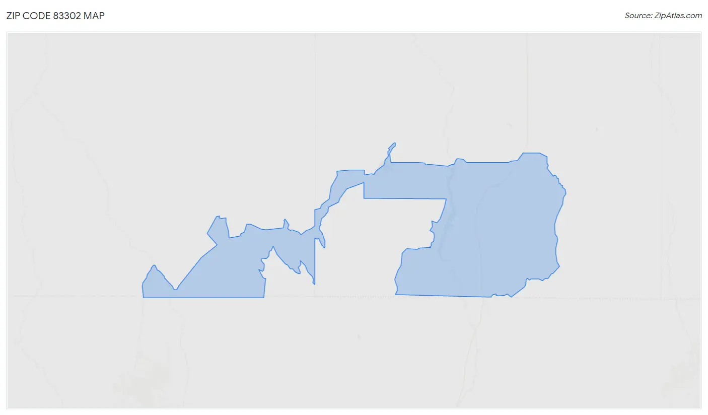 Zip Code 83302 Map