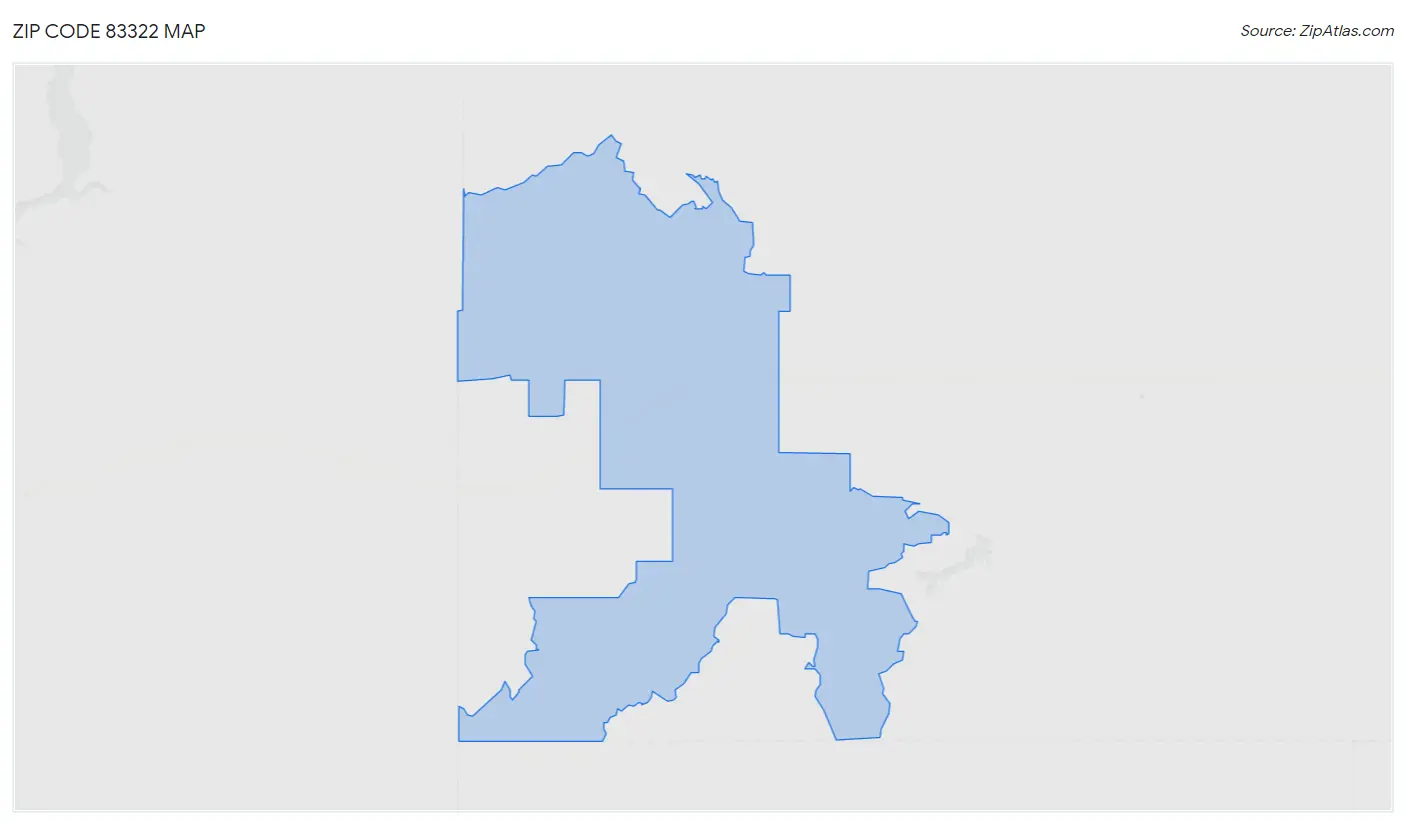 Zip Code 83322 Map