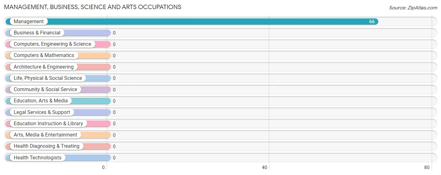 Management, Business, Science and Arts Occupations in Zip Code 83841