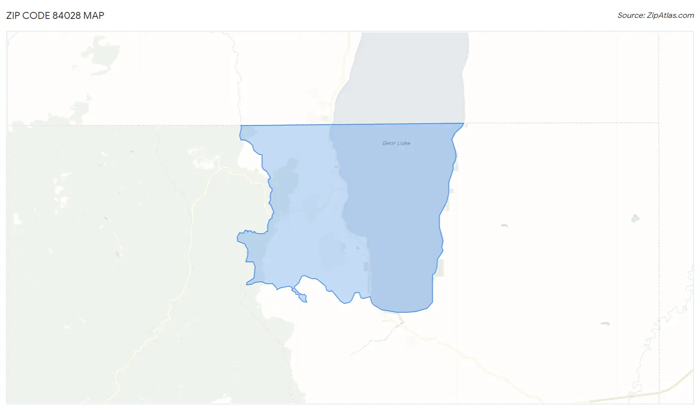 Zip Code 84028 Map