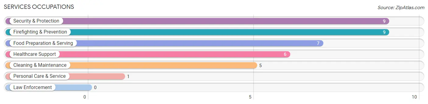 Services Occupations in Zip Code 84038