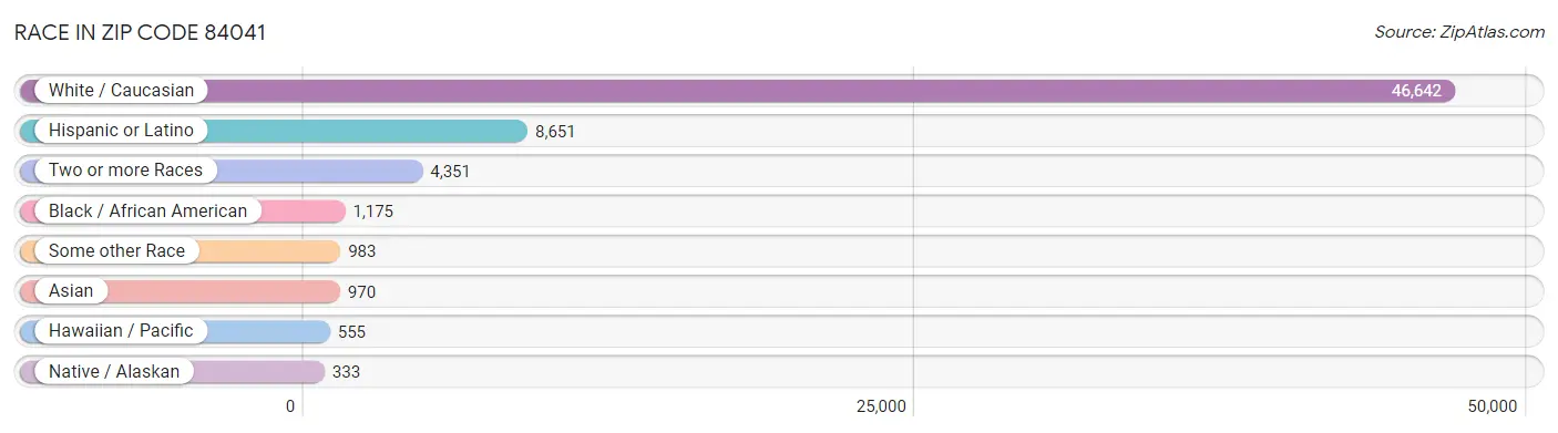 Race in Zip Code 84041