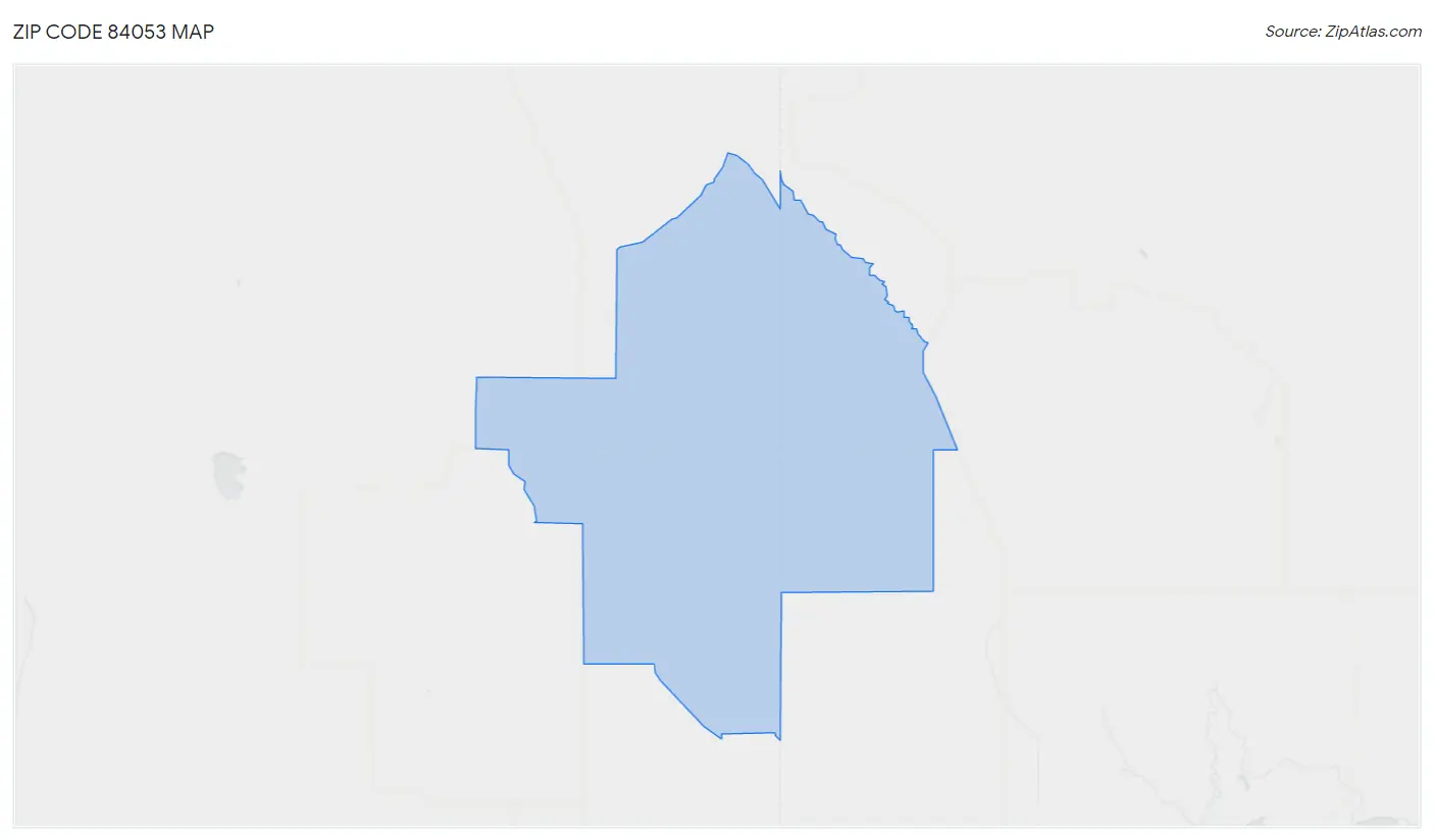 Zip Code 84053 Map