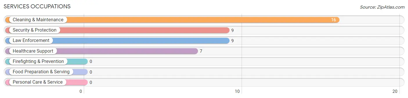 Services Occupations in Zip Code 84053