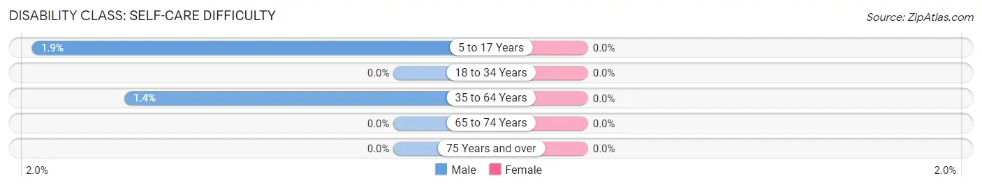 Disability in Zip Code 84336: <span>Self-Care Difficulty</span>