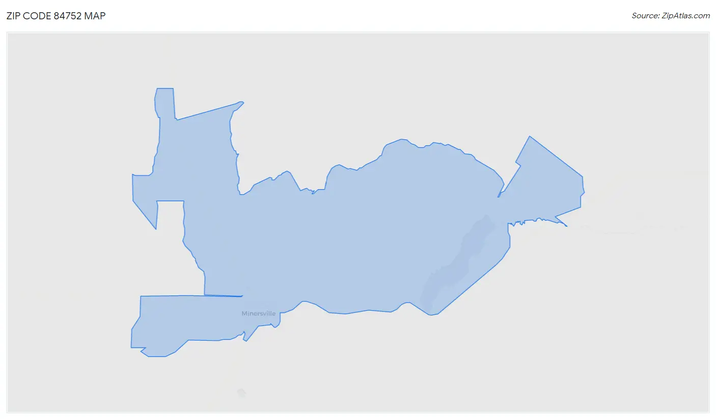 Zip Code 84752 Map