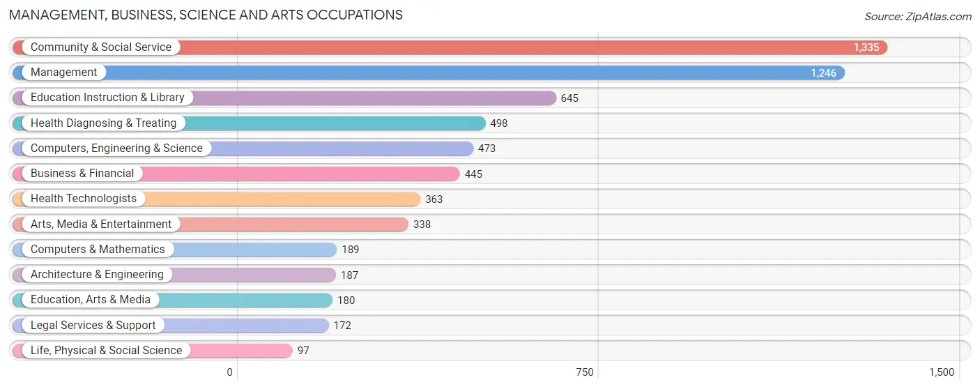 Management, Business, Science and Arts Occupations in Zip Code 85006