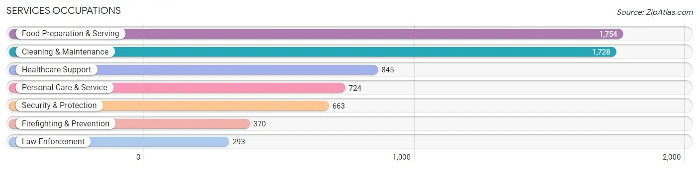 Services Occupations in Zip Code 85041