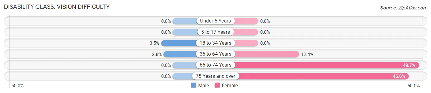 Disability in Zip Code 85147: <span>Vision Difficulty</span>