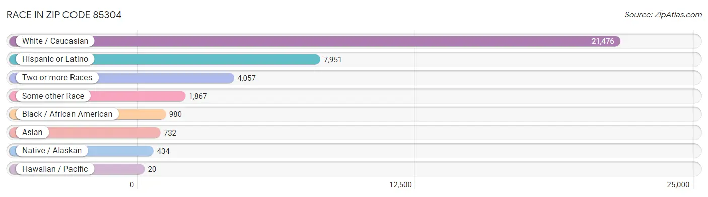Race in Zip Code 85304