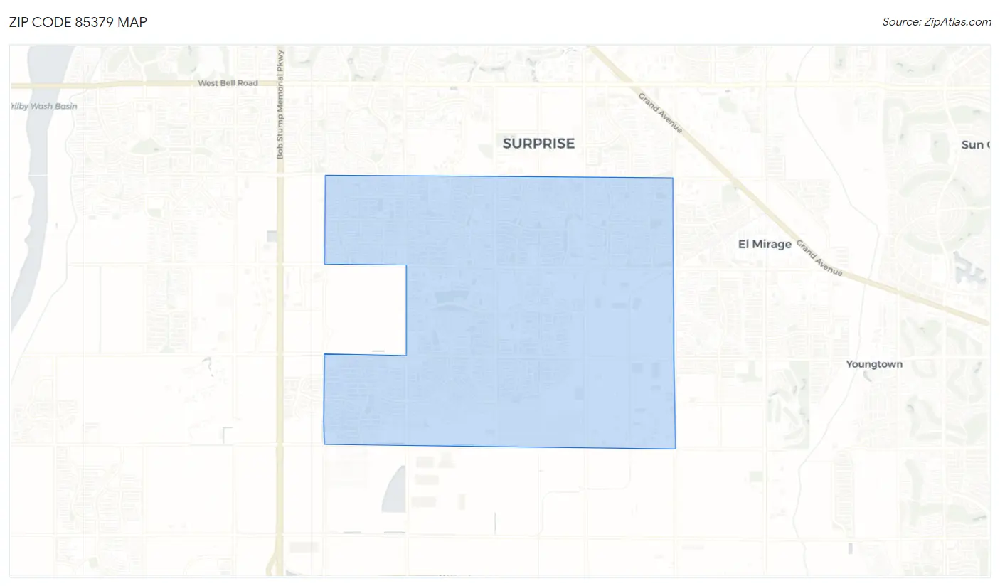 Zip Code 85379 Map