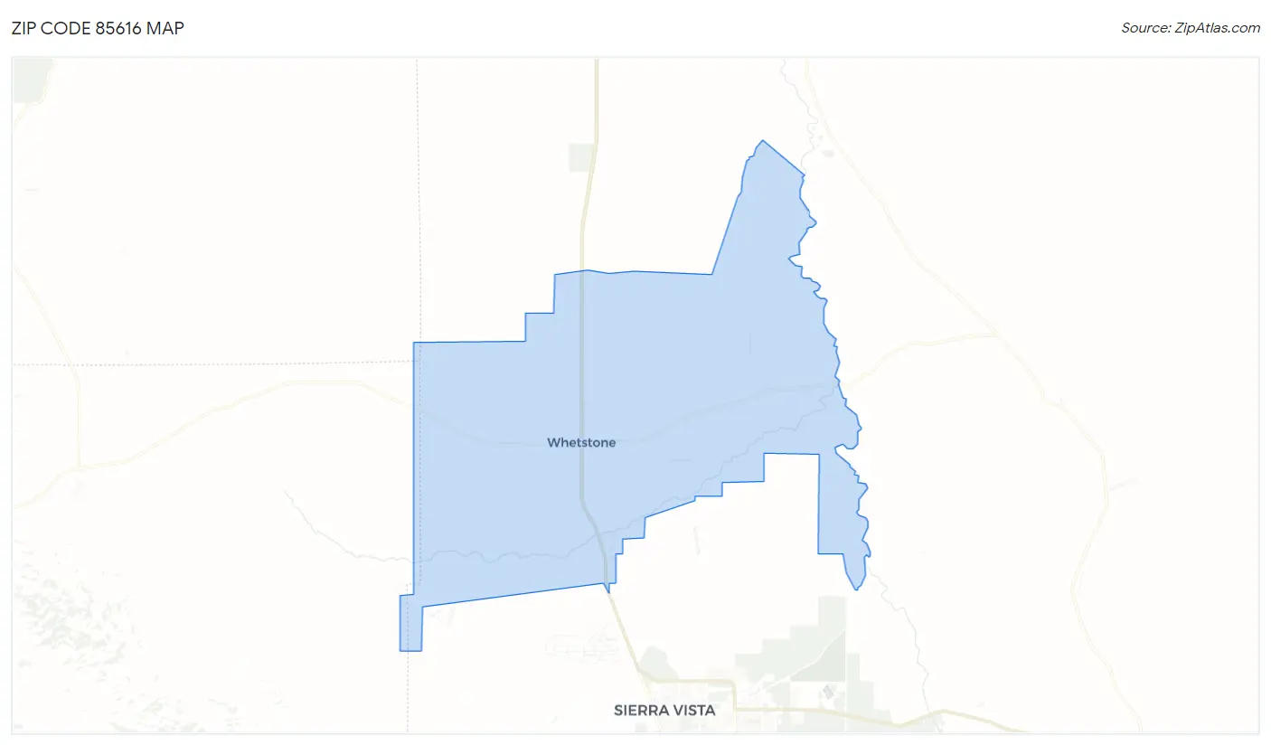 Zip Code 85616 Map