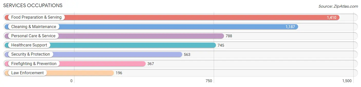 Services Occupations in Zip Code 85746