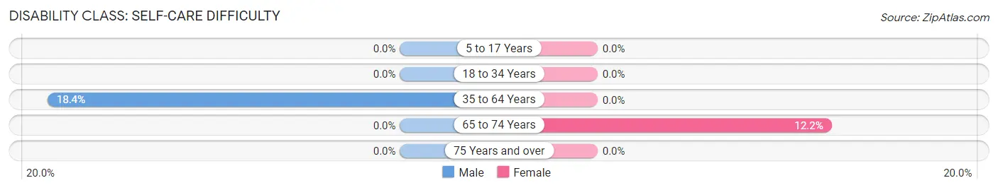 Disability in Zip Code 85924: <span>Self-Care Difficulty</span>