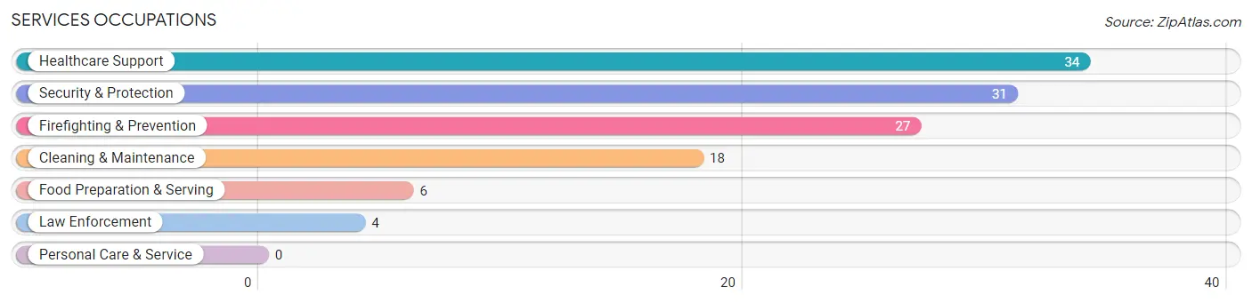 Services Occupations in Zip Code 86506