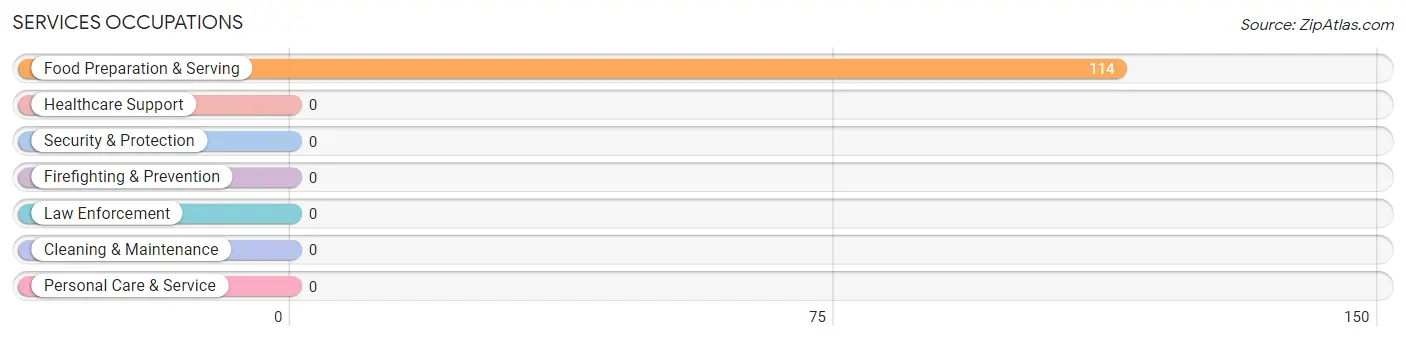 Services Occupations in Zip Code 87317