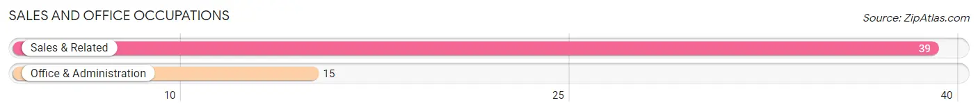 Sales and Office Occupations in Zip Code 87461