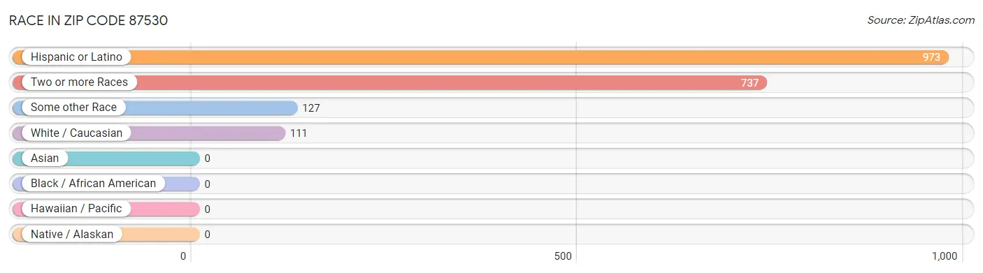 Race in Zip Code 87530
