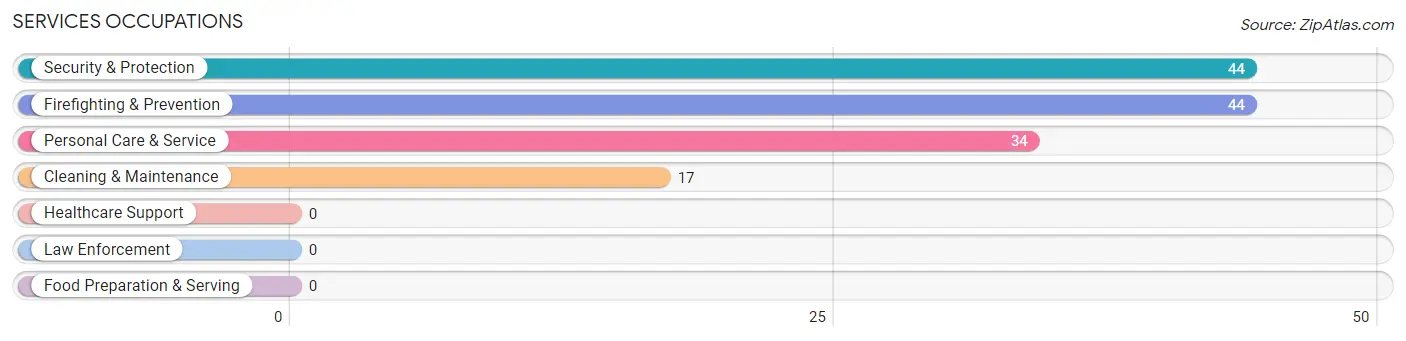 Services Occupations in Zip Code 88002