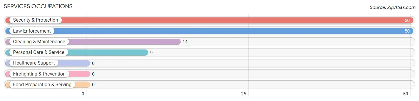 Services Occupations in Zip Code 88341