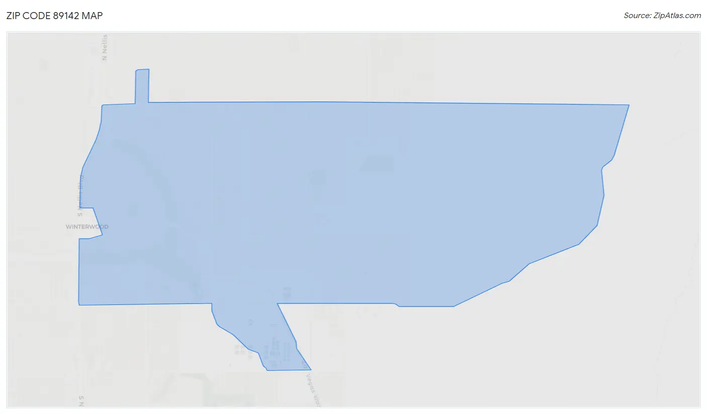 Zip Code 89142 Map