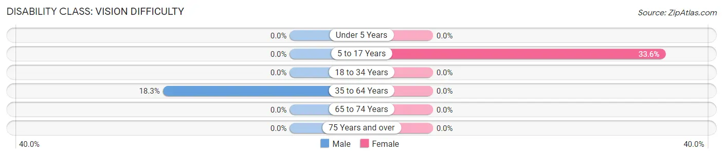 Disability in Zip Code 89316: <span>Vision Difficulty</span>