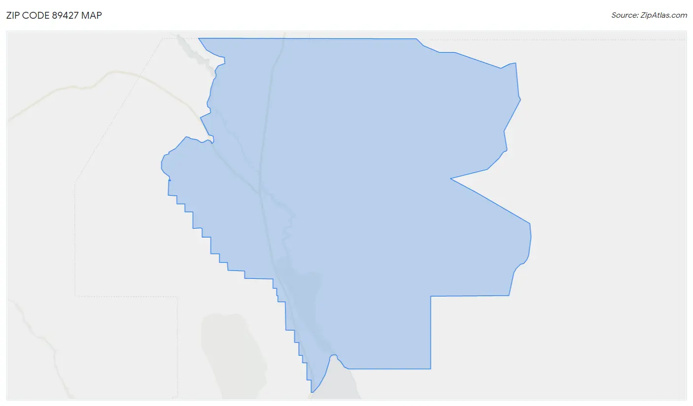 Zip Code 89427 Map