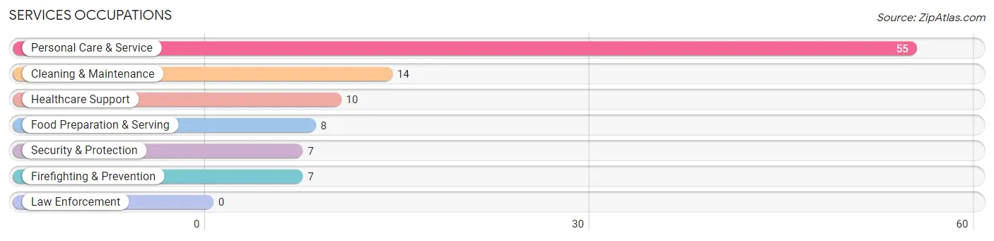 Services Occupations in Zip Code 89510