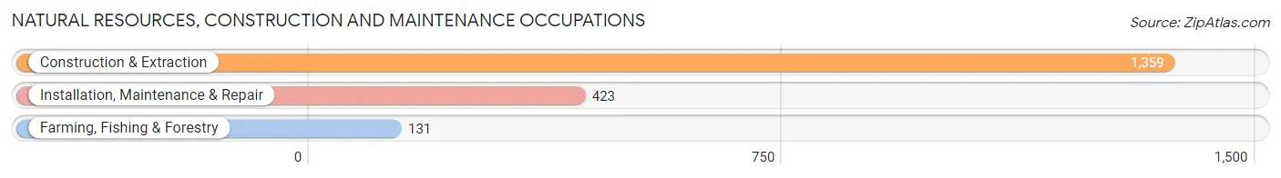 Natural Resources, Construction and Maintenance Occupations in Zip Code 92595