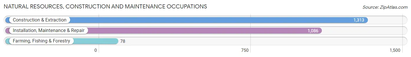 Natural Resources, Construction and Maintenance Occupations in Zip Code 93551