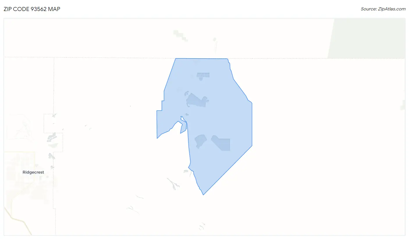 Zip Code 93562 Map