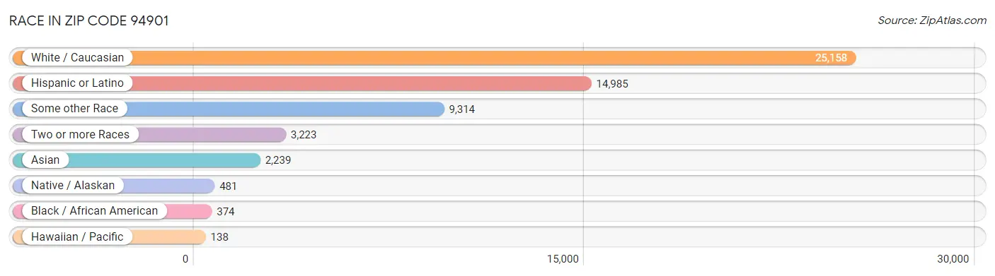 Race in Zip Code 94901