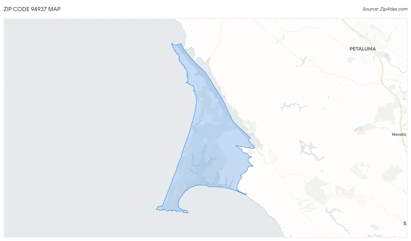 Zip Code 94937 Map