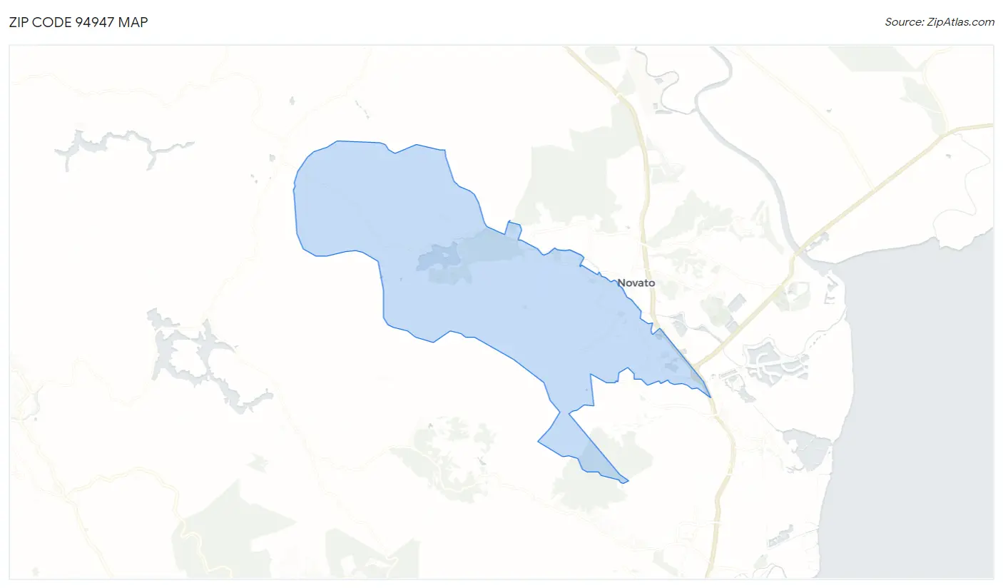 Zip Code 94947 Map