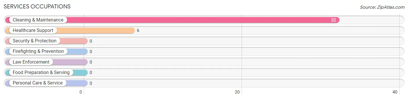 Services Occupations in Zip Code 95313