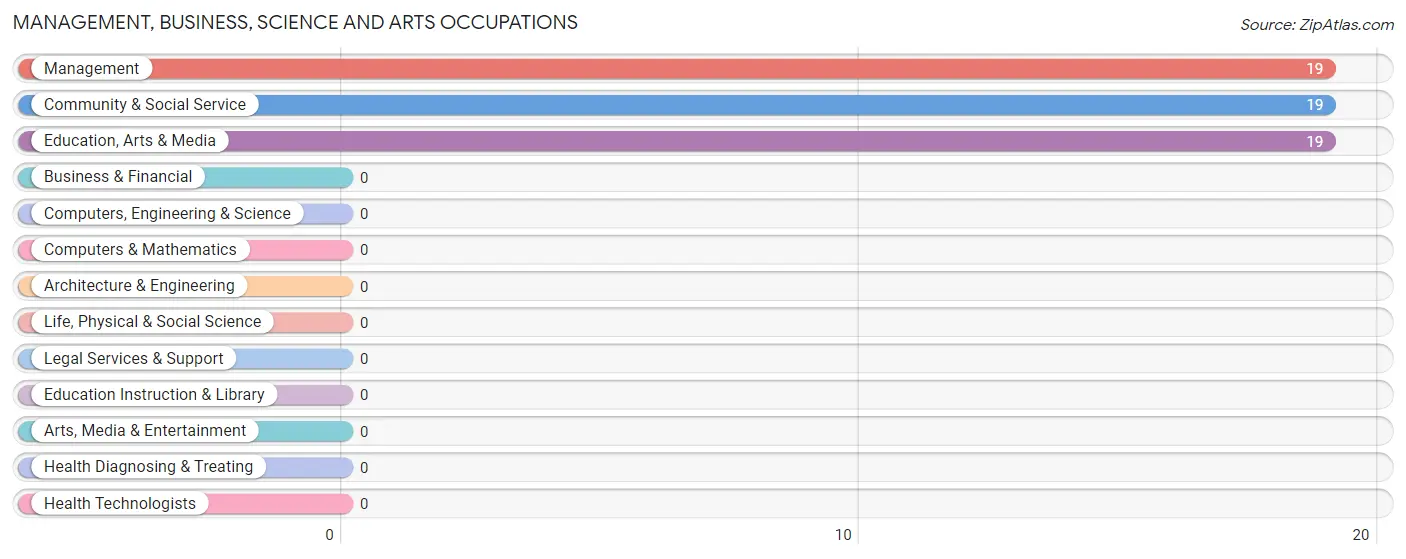 Management, Business, Science and Arts Occupations in Zip Code 95385