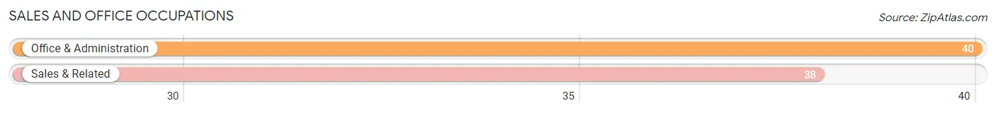 Sales and Office Occupations in Zip Code 95462