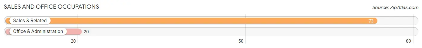 Sales and Office Occupations in Zip Code 95466