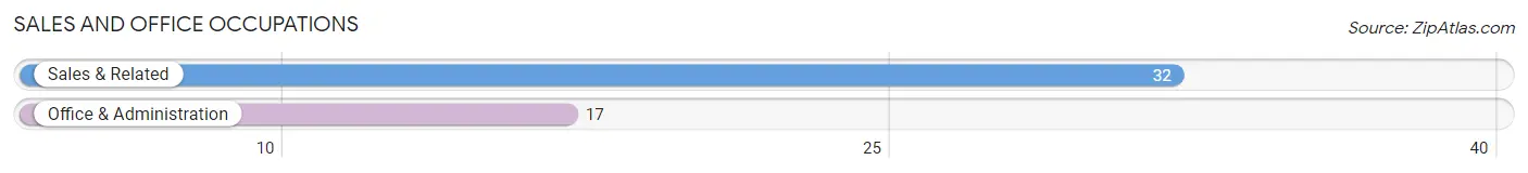Sales and Office Occupations in Zip Code 95585