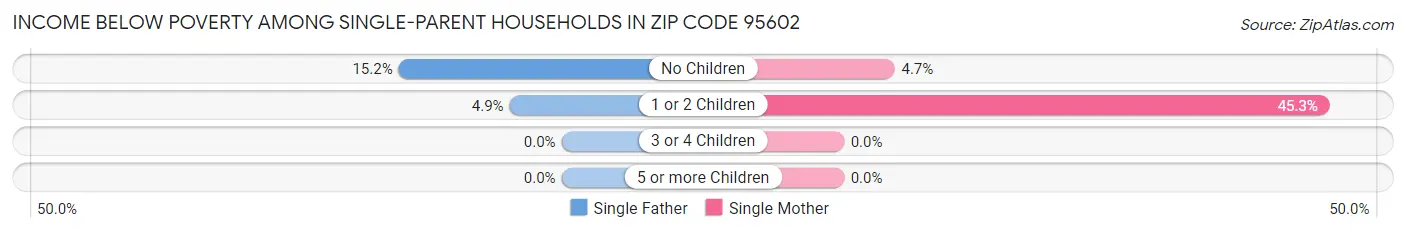 Income Below Poverty Among Single-Parent Households in Zip Code 95602