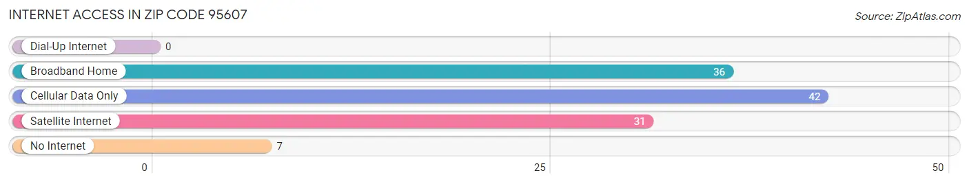 Internet Access in Zip Code 95607