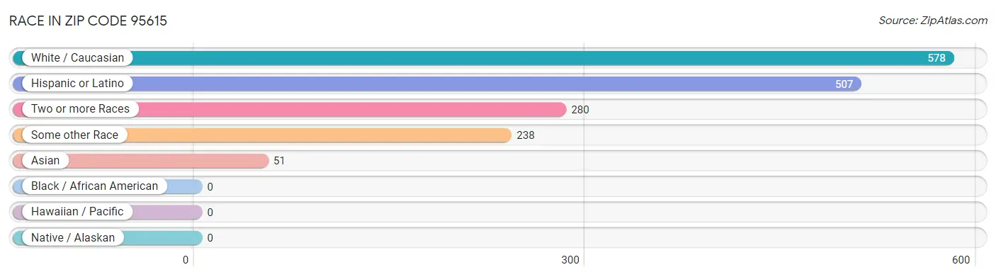 Race in Zip Code 95615