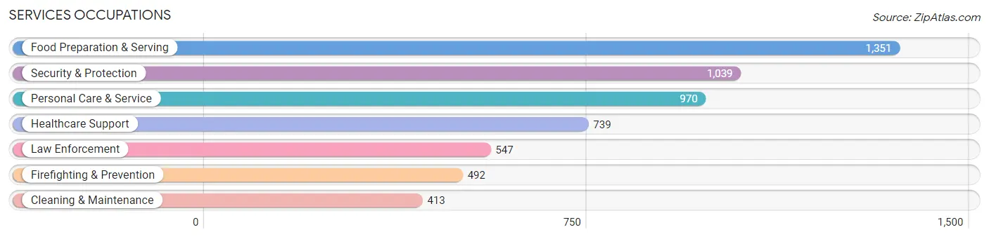 Services Occupations in Zip Code 95630