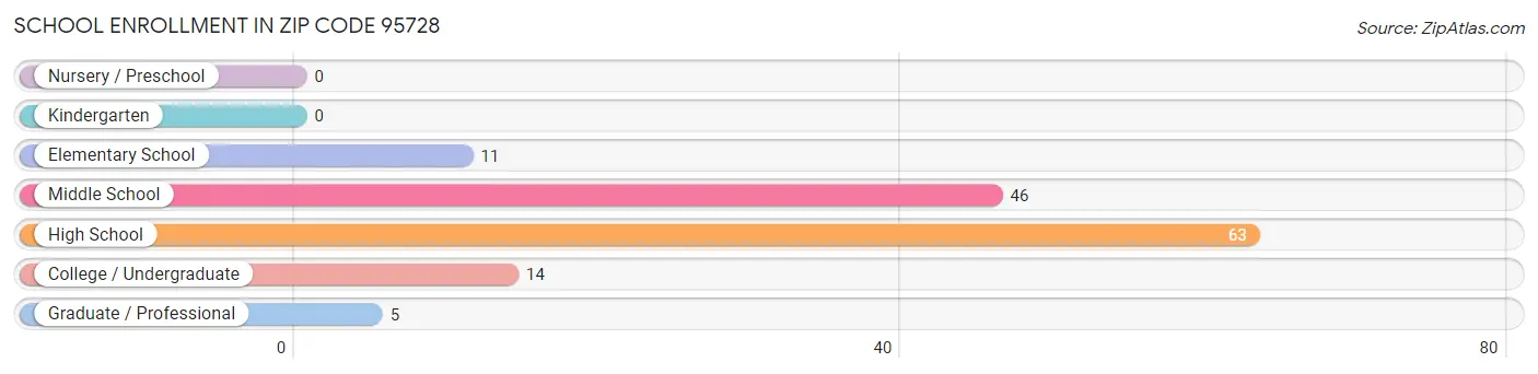 School Enrollment in Zip Code 95728