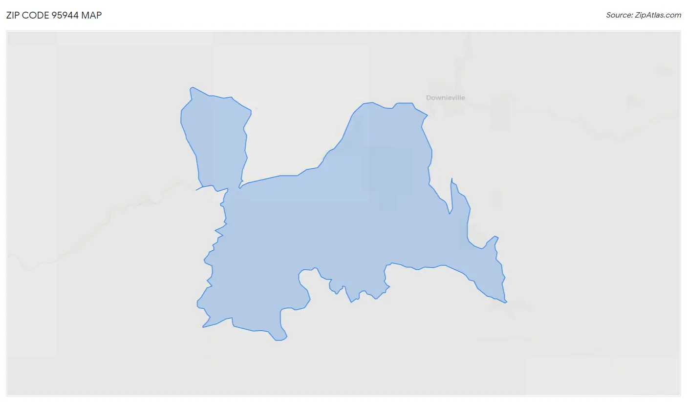 Zip Code 95944 Map