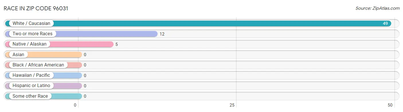 Race in Zip Code 96031