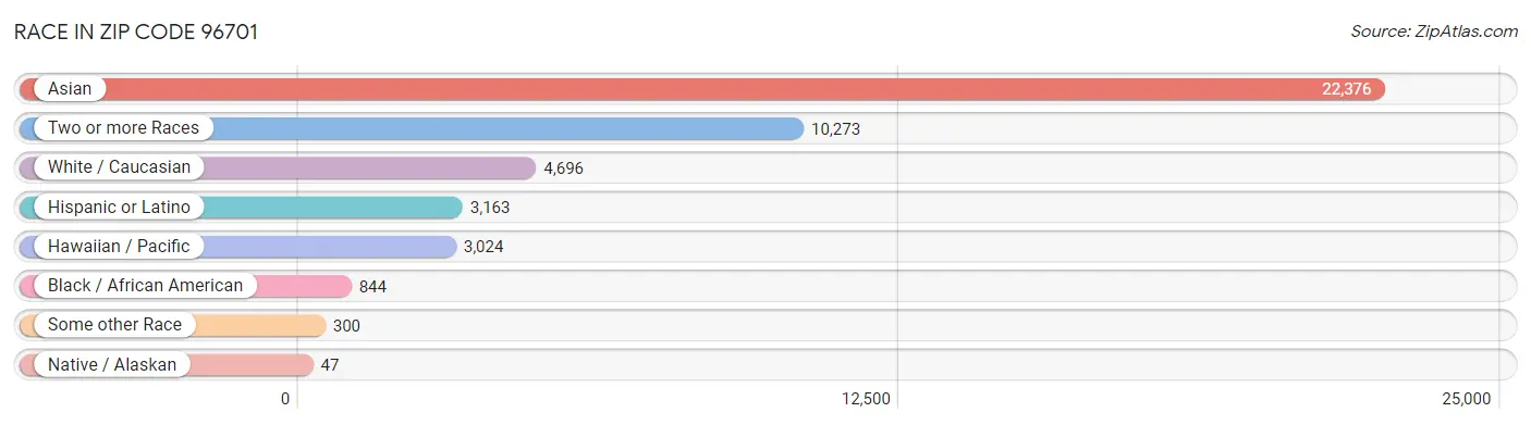 Race in Zip Code 96701