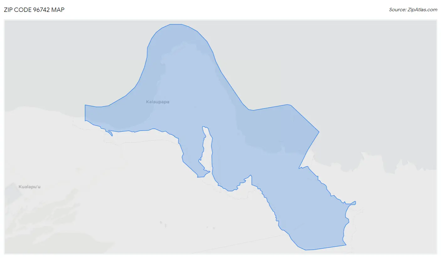 Zip Code 96742 Map