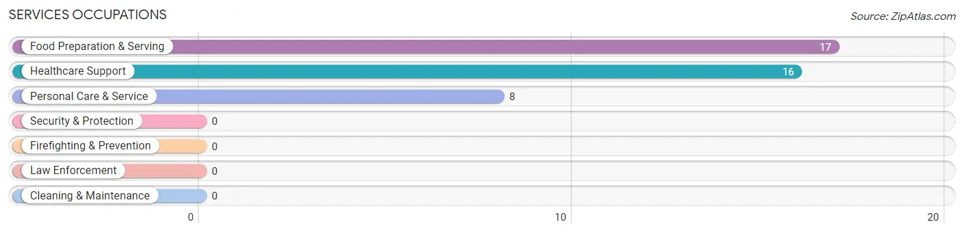 Services Occupations in Zip Code 96764